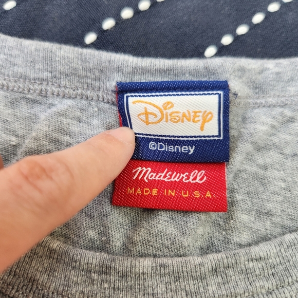 Madewell Disney Mickey Mouse Short Sleeve Graphic Tee T-shirt Size Medium - Picture 3 of 8